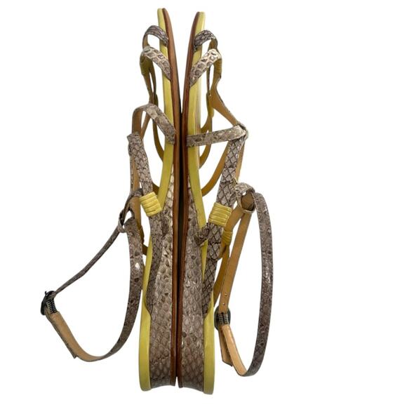 Alexandre Birman snakeskin sandals Sz 10 - Picture 3 of 5